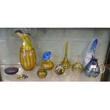 Collection of 'The Gallery upstairs' glassware, Henley in Arden, mostly signed
