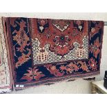 1900-1930s Pursian Meshkin rug - Approx size: 147cm x 103cm
