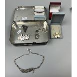 Collection of silver jewellery