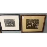 2 antique photos in frames