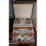 Fine quality canteen of cutlery by SBW in wooden chest (as new)