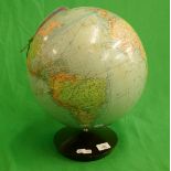 Mid century globe - Approx 41cm in height