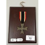 WWII Iron Cross dated 1939 on mount