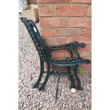Cast iron bench ends