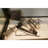 Collection of surgical medical instruments to include W&H Hutchison curved needle set