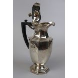 Hallmarked silver jug - Approx overall weight: 682g
