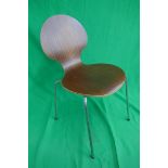 Set of 6 retro stacking chairs