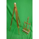 2 artists easels