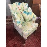 Wing back armchair