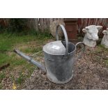 Galvanised watering can