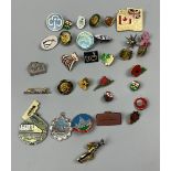Collection of interesting badges to include Russian examples