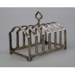Hallmarked silver toast rack - Approx weight: 224g