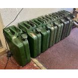 7 x 20ltr jerry cans