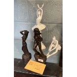 Collection of sculptures to include John Letts