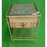 Small wrought iron cabinet