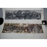 2 prints - The Death of Nelson and Wellington & Blucher