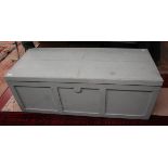 Painted pine chest - Approx size: W: 122cm D: 53cm H: 47cm