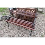 Small garden bench