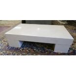 Large illuminated marble plinth/coffee table