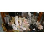 Collection of ceramic shoes etc.