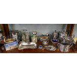 Collection of silver plate