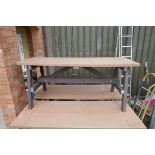 Composite garden bench