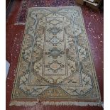 Handmade Persian tribal rug - Approx size: 206cm x 121cm