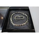 Yves Saint Laurent collection necklace & bracelet set