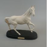 Royal Doulton horse figurine on plinth - Spirit of the Wind - Approx height: 24.5cm