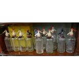 Selection of vintage soda syphons