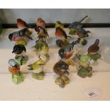 16 Beswick bird figurines