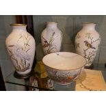 Collection of Franklin porcelain - Approx height of vases: 32cm