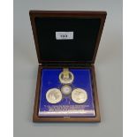 Solid silver The Dawn of the New Millennium Eyewitness Commemorative Set