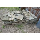 2 pallets York stone crazy paving/cuts approx 8sqm