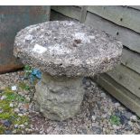 Small staddle stone