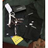 Collection of Chanel jumbo xl dust cover together shoe covers etc