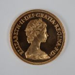 1984 22ct gold proof £5 coin