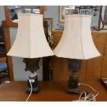 2 ornate lamps
