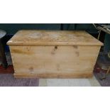 Large pine box (fitted)