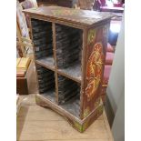 Carved and hand pained media unit