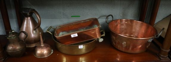 Collection of brass and copper ware
