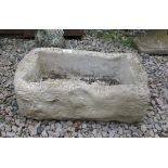 Small stone trough