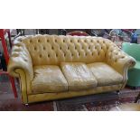 Leather Chesterfield sofa