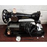 Electric Singer sewing machine