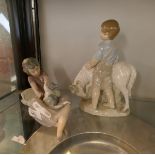 2 Lladro Nao figurines