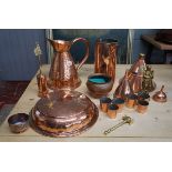 Collection of copper & brass