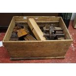 Collection of woodworking tools to include planes, saws etc