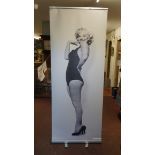 Life size Marilyn Munroe screen