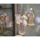 Collection of Lladro Nao figurines