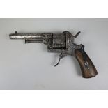 Belgian six shot (rim fire) revolver A/F